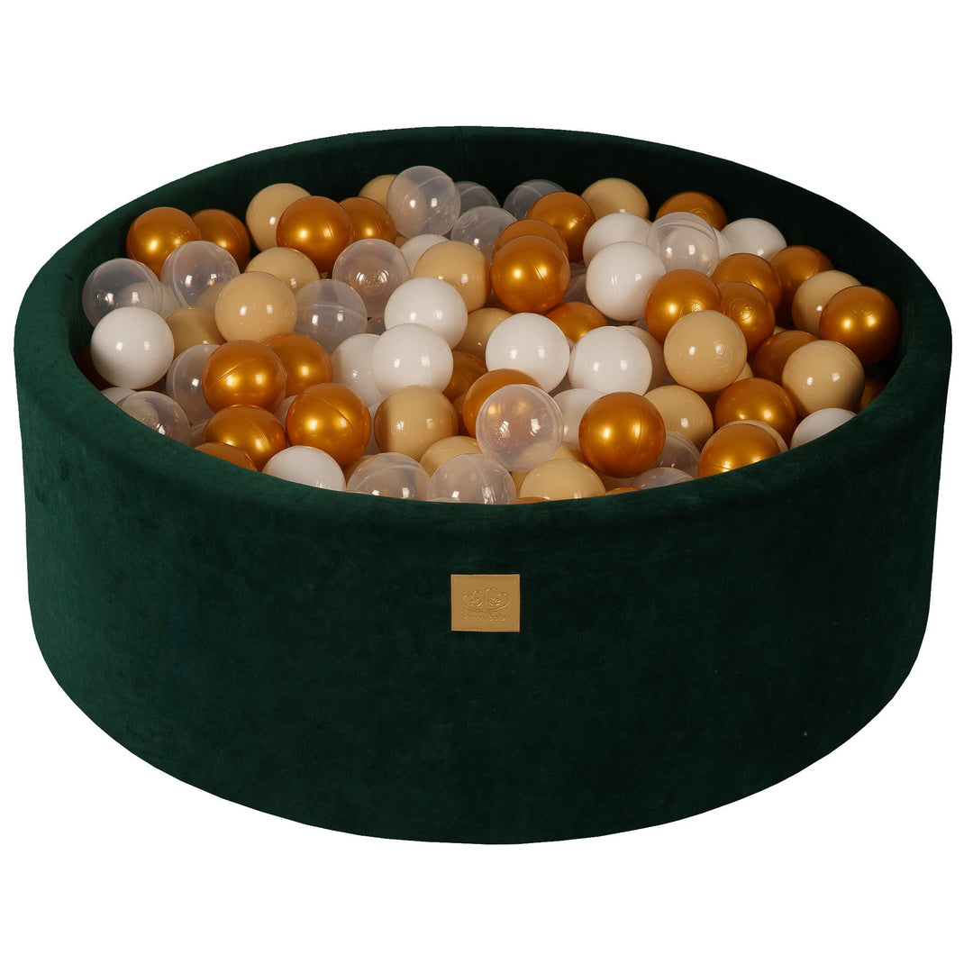 Velvet Dark Green Ball Pit