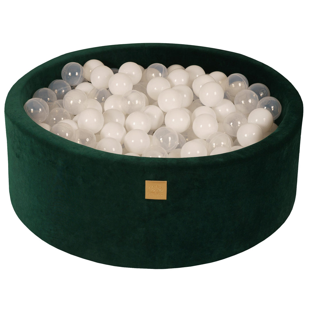 Velvet Dark Green Ball Pit