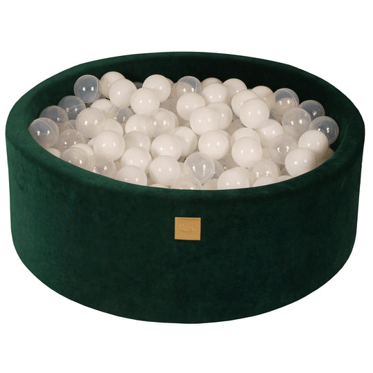 Velvet Dark Green Ball Pit