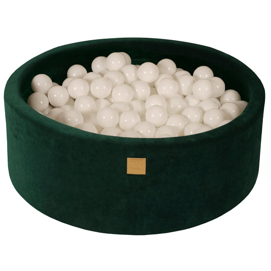 Velvet Dark Green Ball Pit