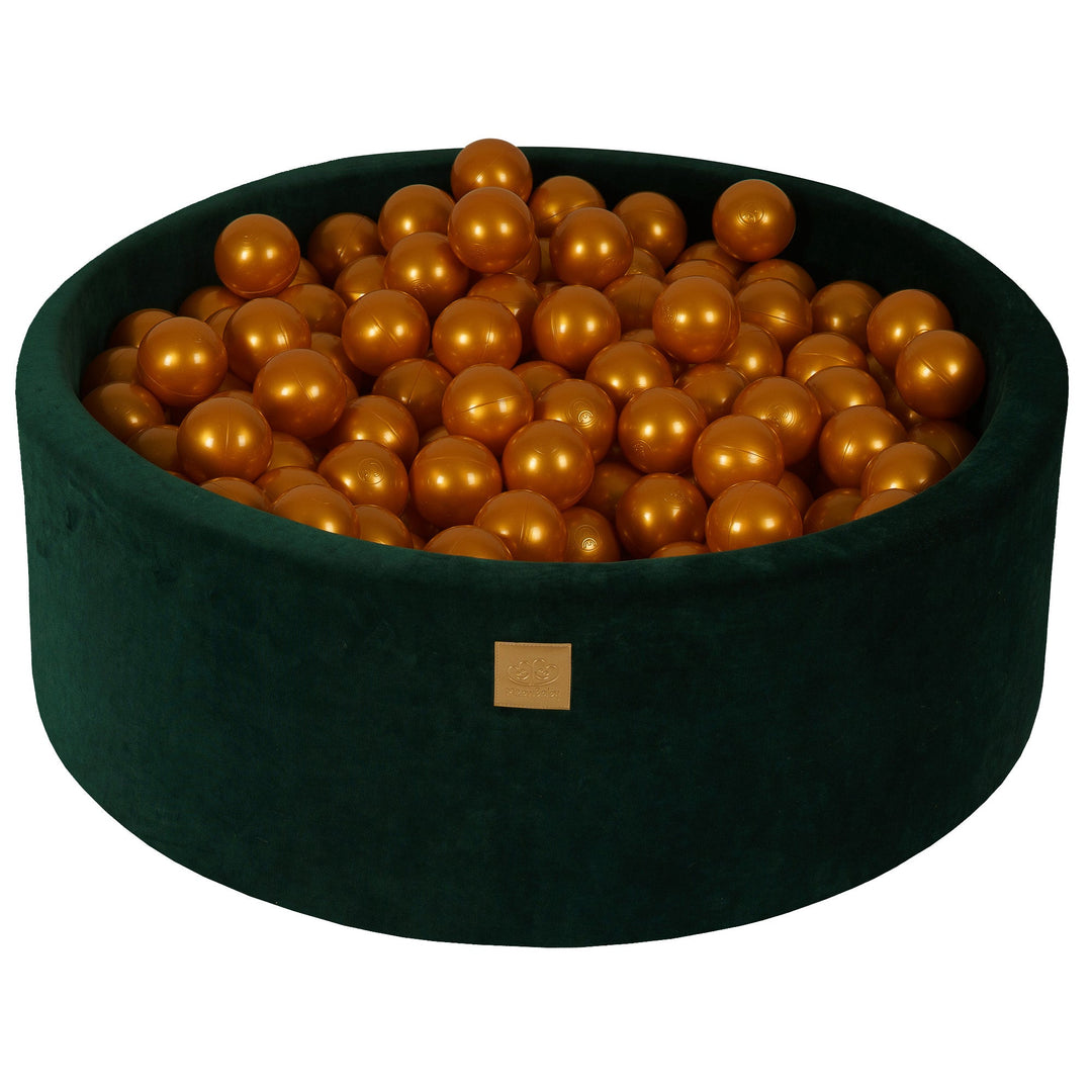 Velvet Dark Green Ball Pit