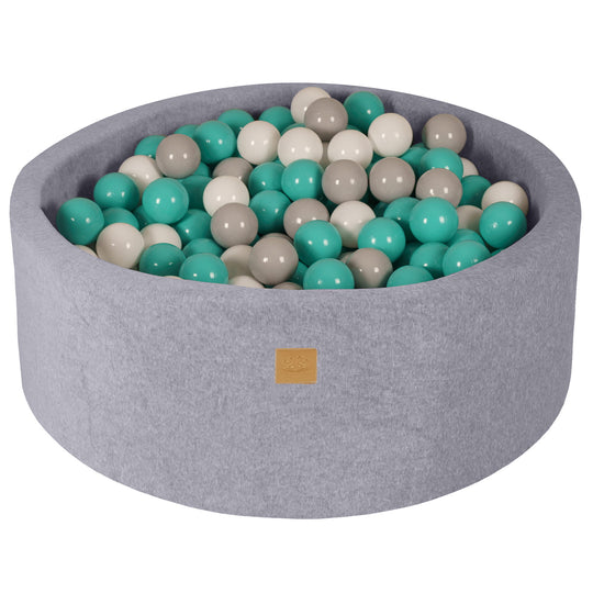 Velvet Light Gray Ball Pit