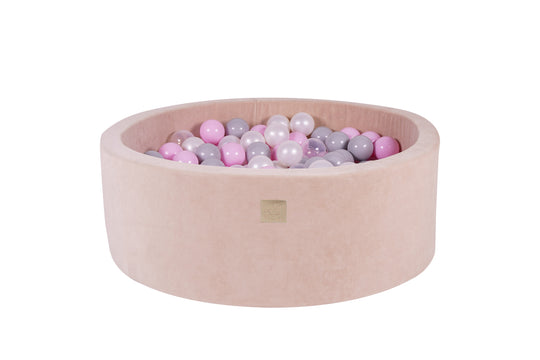 Velvet Ecru Ball Pit