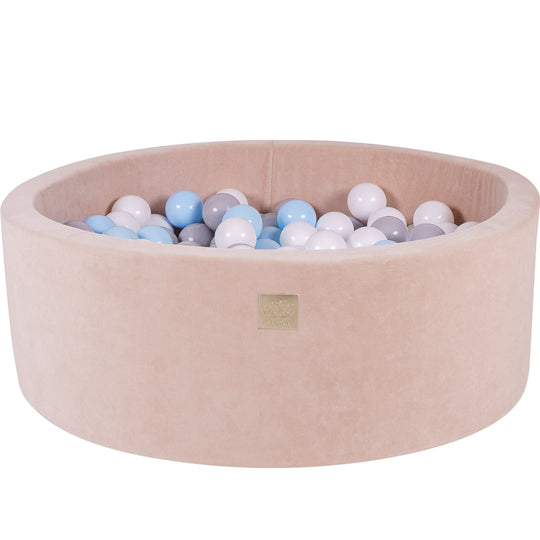 Velvet Ecru Ball Pit