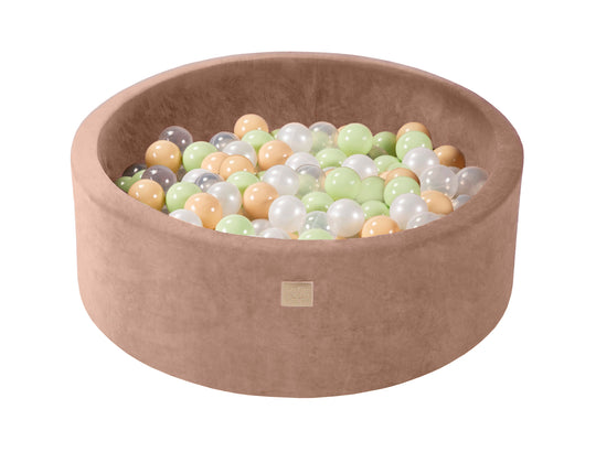 Velvet Beige Ball Pit