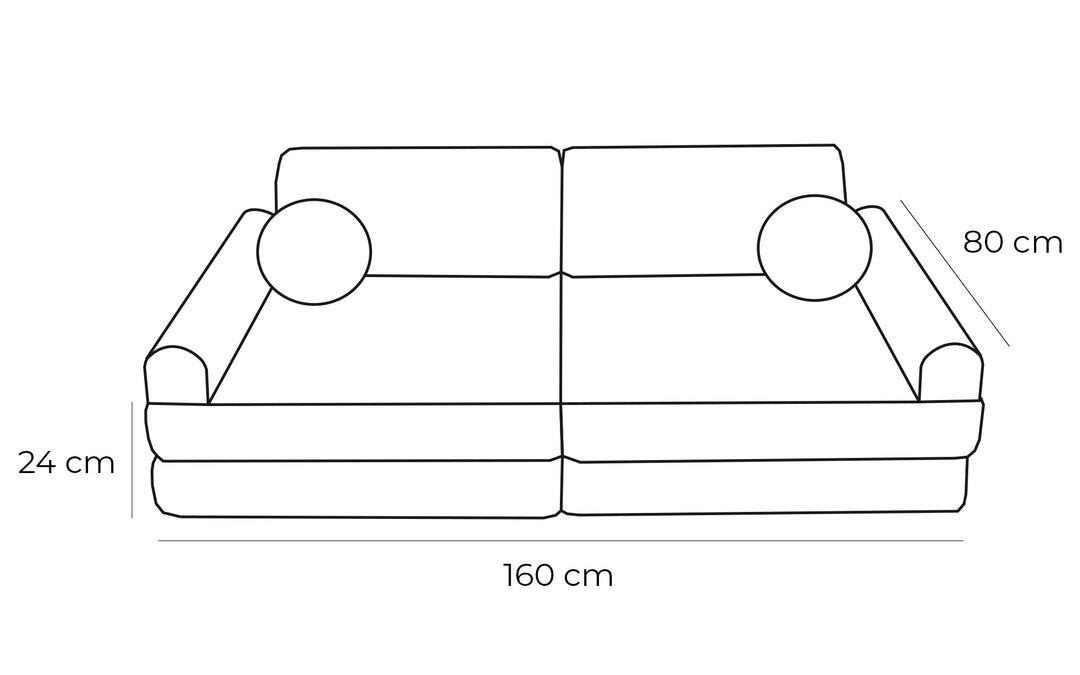 Canapé Play Premium Boucle Ecru