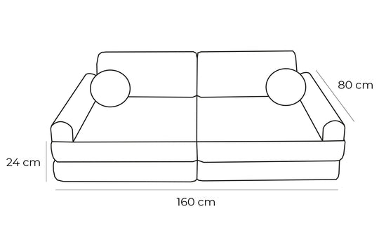 Canapé Play Premium Boucle Ecru