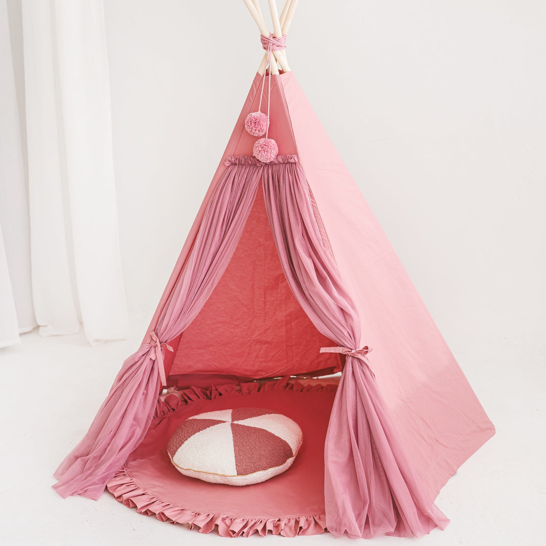 Tente de jeu Fairy Kids avec tulle rose