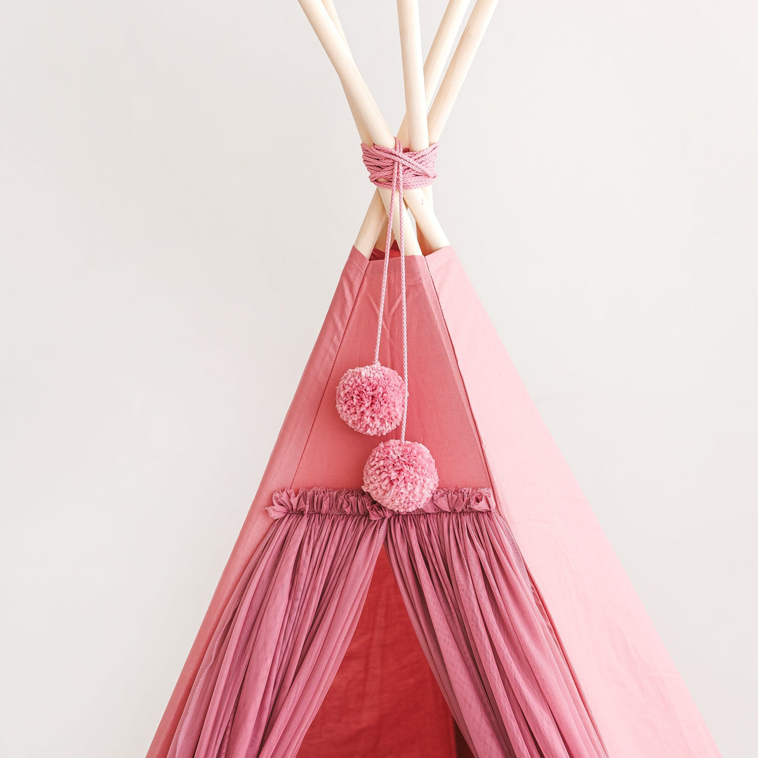 Tente de jeu Fairy Kids avec tulle rose